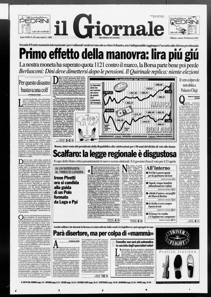 Il giornale : quotidiano del mattino